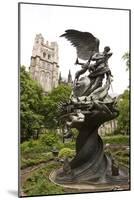 Peace Fountain Outside Cathedral Church of St John the Divine, New York-null-Mounted Photographic Print