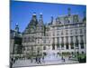 Peace Gardens Fountain and Town Hall, Sheffield, South Yorkshire, Yorkshire, England-David Hunter-Mounted Photographic Print