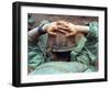 Peace Helmet-Associated Press-Framed Premium Photographic Print