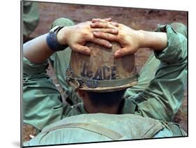 Peace Helmet-Associated Press-Mounted Photographic Print