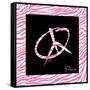 Peace Hot Pink-OnRei-Framed Stretched Canvas