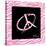 Peace Hot Pink-OnRei-Stretched Canvas