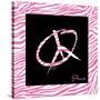 Peace Hot Pink-OnRei-Stretched Canvas