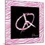 Peace Hot Pink-OnRei-Mounted Art Print