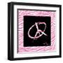 Peace Hot Pink-OnRei-Framed Art Print