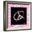 Peace Hot Pink-OnRei-Framed Art Print