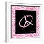 Peace Hot Pink-OnRei-Framed Art Print