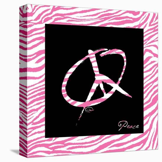 Peace Hot Pink-OnRei-Stretched Canvas