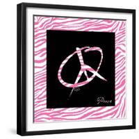 Peace Hot Pink-OnRei-Framed Premium Giclee Print