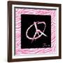 Peace Hot Pink-OnRei-Framed Art Print