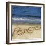 Peace in the Sand-Kimberly Glover-Framed Premium Photographic Print