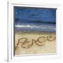 Peace in the Sand-Kimberly Glover-Framed Photographic Print