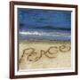 Peace in the Sand-Kimberly Glover-Framed Photographic Print