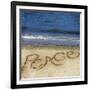 Peace in the Sand-Kimberly Glover-Framed Photographic Print
