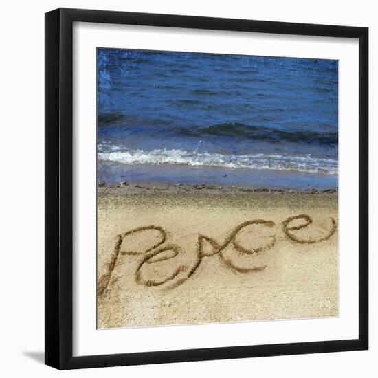 Peace in the Sand-Kimberly Glover-Framed Photographic Print