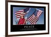 Peace: Inspirational Quote and Motivational Poster-null-Framed Photographic Print