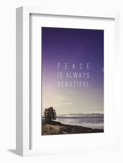 Peace Is Always Beautiful-Leah Flores-Framed Giclee Print