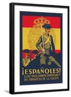 Peace is Indispensable for the Progress of the Nation-Quintanilla-Framed Art Print