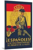 Peace is Indispensable for the Progress of the Nation-Quintanilla-Mounted Art Print