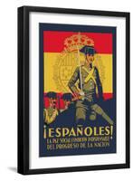 Peace is Indispensable for the Progress of the Nation-Quintanilla-Framed Art Print