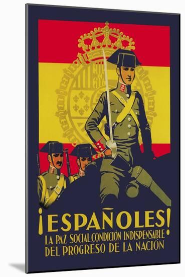Peace is Indispensable for the Progress of the Nation-Quintanilla-Mounted Art Print