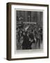 Peace Is Proclaimed, the Scene Outside the Mansion House on Sunday Evening-William Hatherell-Framed Giclee Print