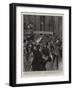 Peace Is Proclaimed, the Scene Outside the Mansion House on Sunday Evening-William Hatherell-Framed Giclee Print