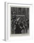 Peace Is Proclaimed, the Scene Outside the Mansion House on Sunday Evening-William Hatherell-Framed Giclee Print