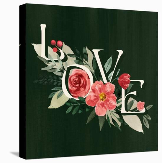 Peace Joy and Love III-Grace Popp-Stretched Canvas