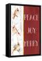 Peace Joy Merry-Janice Gaynor-Framed Stretched Canvas