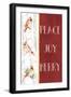 Peace Joy Merry-Janice Gaynor-Framed Art Print