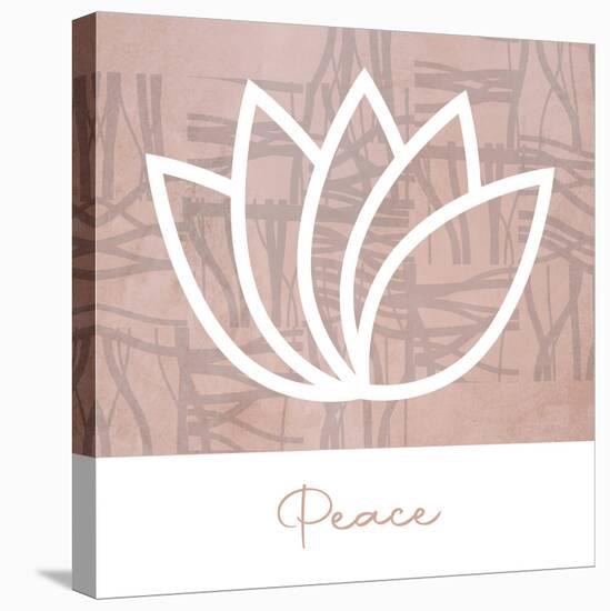 Peace Lotus-Savannah Miller-Stretched Canvas
