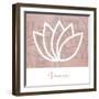 Peace Lotus-Savannah Miller-Framed Art Print