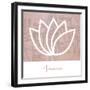 Peace Lotus-Savannah Miller-Framed Art Print