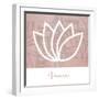 Peace Lotus-Savannah Miller-Framed Art Print