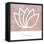 Peace Lotus-Savannah Miller-Framed Stretched Canvas