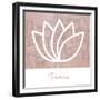 Peace Lotus-Savannah Miller-Framed Premium Giclee Print