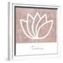 Peace Lotus-Savannah Miller-Framed Premium Giclee Print