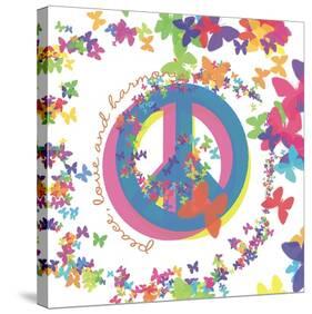 Peace, Love, and Harmony-Erin Clark-Stretched Canvas