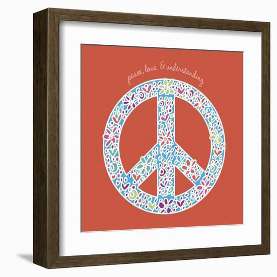 Peace, Love and Understanding-Erin Clark-Framed Art Print