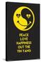 Peace Love Happy-Trends International-Stretched Canvas