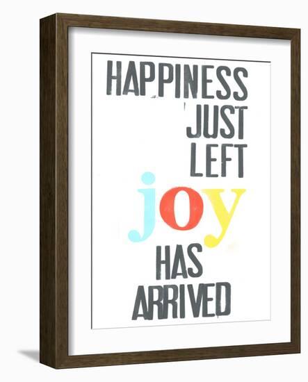 Peace, Love, Joy II-Deborah Velasquez-Framed Art Print