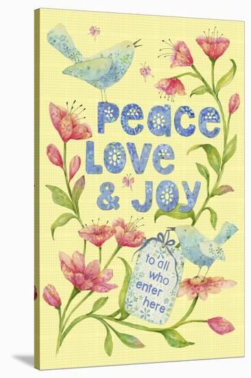 Peace Love Joy-Yachal Design-Stretched Canvas