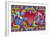 Peace Love Music B-Howie Green-Framed Giclee Print