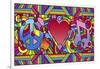 Peace Love Music B-Howie Green-Framed Giclee Print