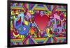 Peace Love Music B-Howie Green-Framed Giclee Print