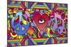 Peace Love Music C-Howie Green-Mounted Giclee Print