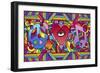 Peace Love Music C-Howie Green-Framed Giclee Print