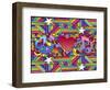 Peace Love Music D-Howie Green-Framed Giclee Print