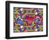 Peace Love Music D-Howie Green-Framed Giclee Print